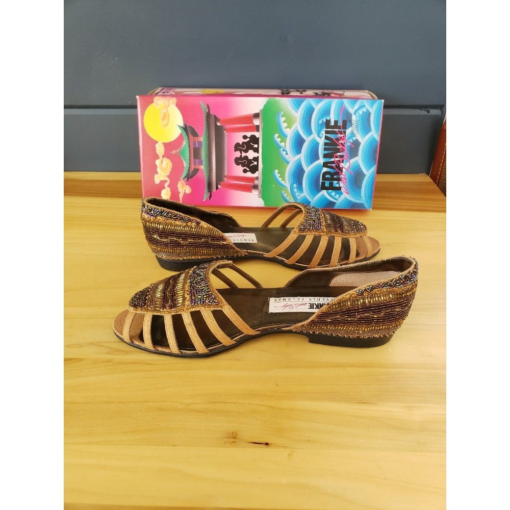 90s Frankie‎ and Baby Beaded Sandals - Picture 5 of 7